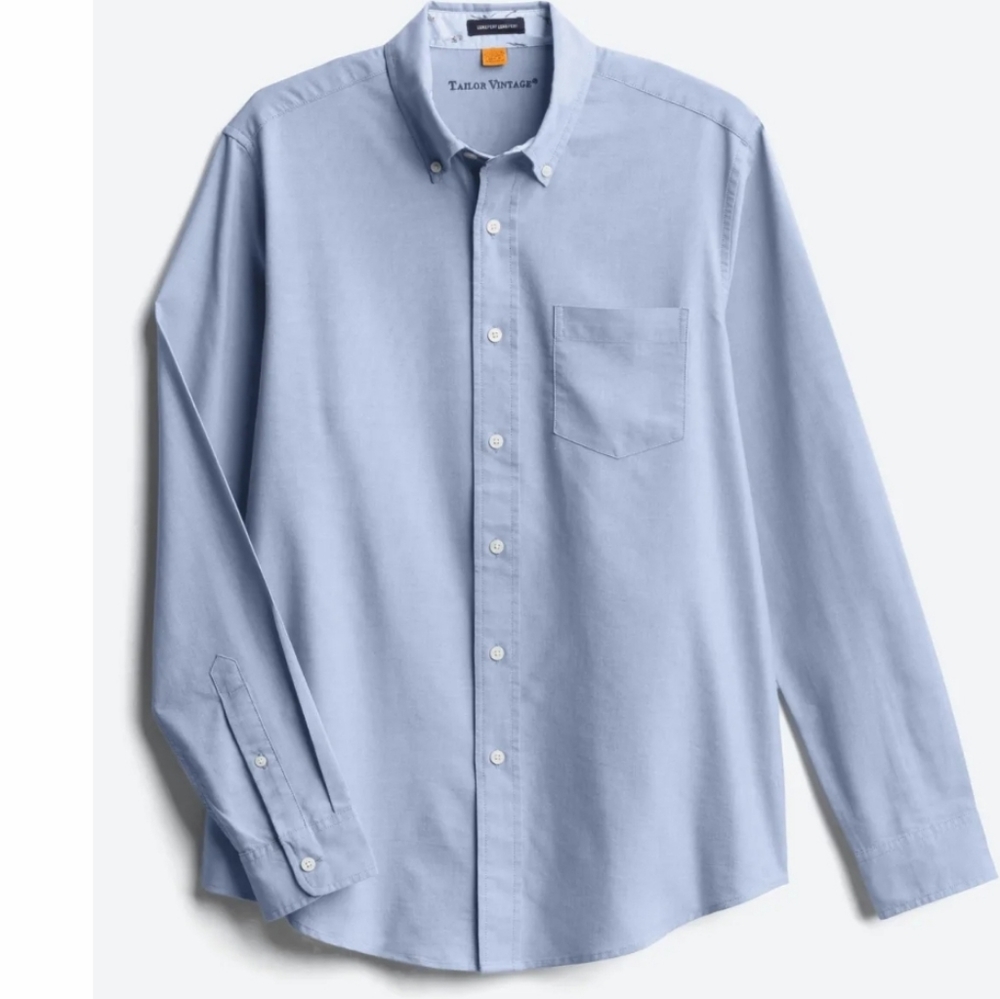 TAILOR VINTAGE - Mens Macaw LuxePerformance Oxford Button Down shirt